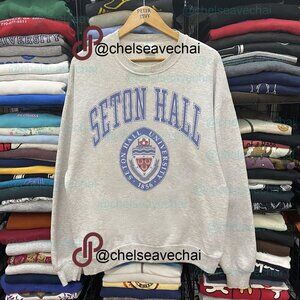 Vintage Seton Hall University Shirt, Retro Seton Hall 90s Mens Womens Shirt